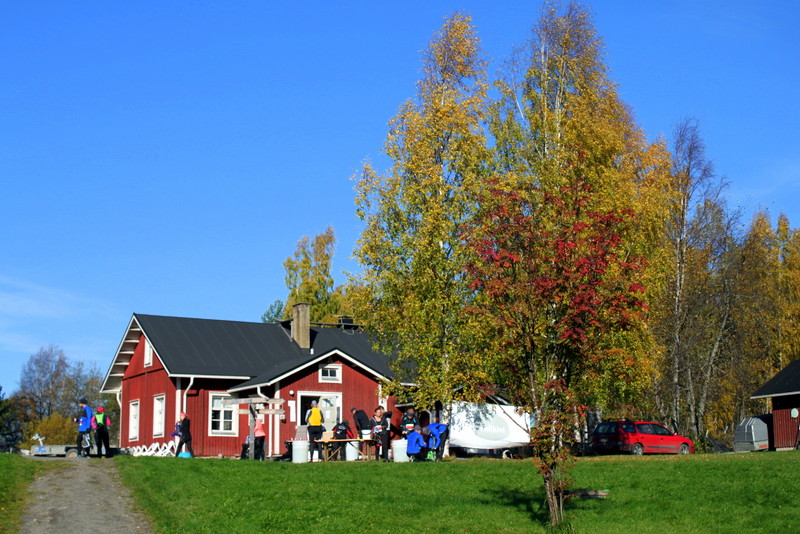 Puolivälin juottopiste juoksijoille.