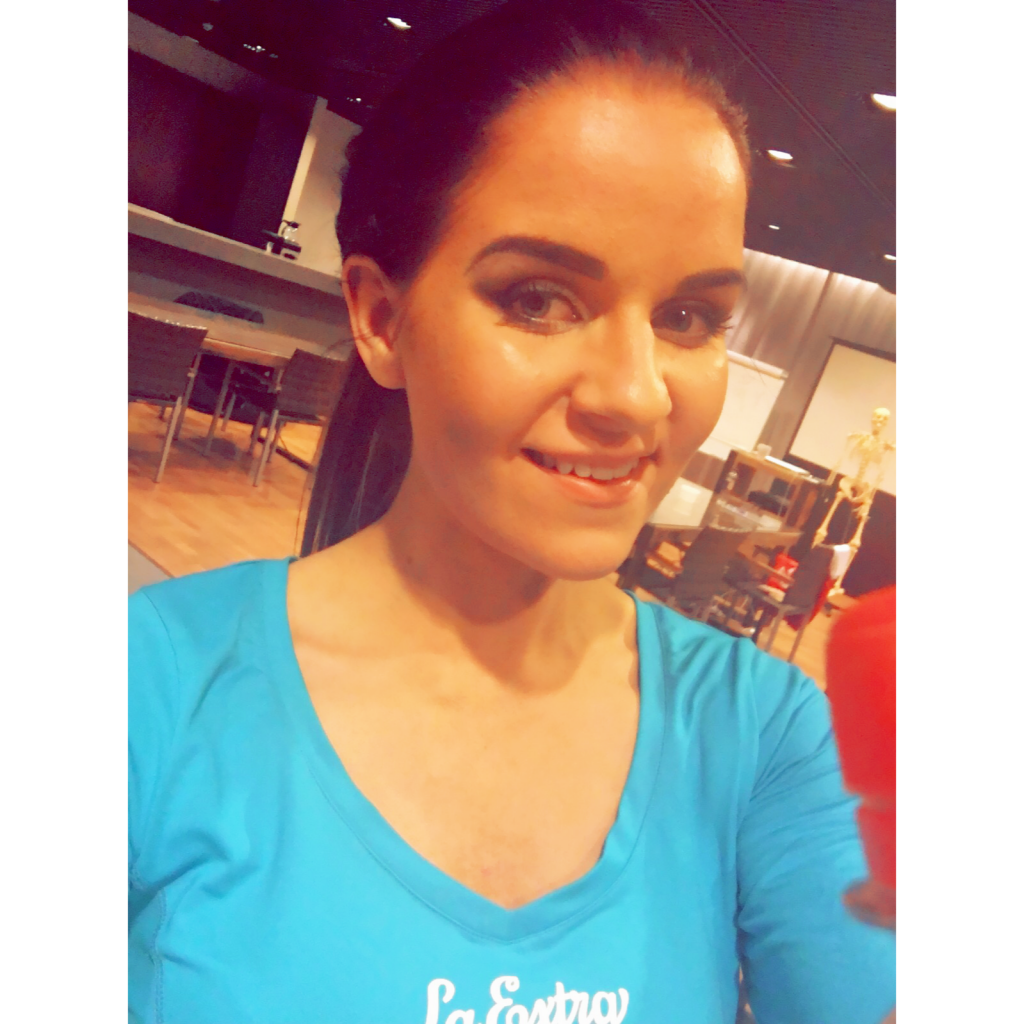 Pitkän päivän ja Gymstick -treenin jälkeen :D