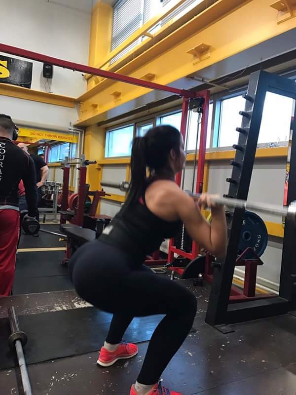 bikini fitness treeni
