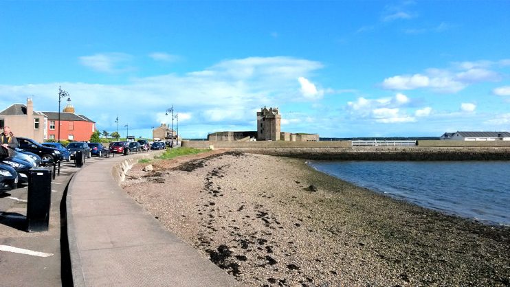 Broughty Ferryn linna.