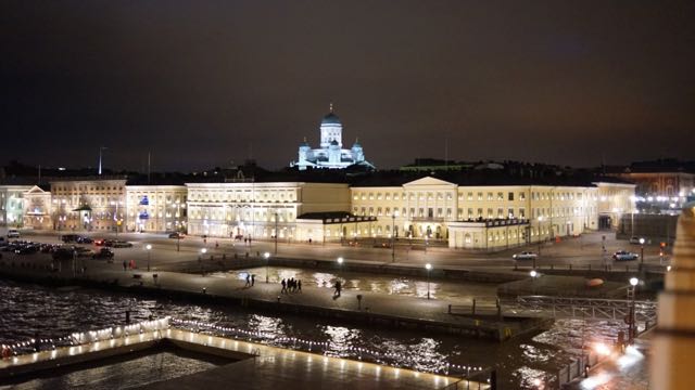 Uuden vuoden yö Helsingin keskustassa oli kaunis