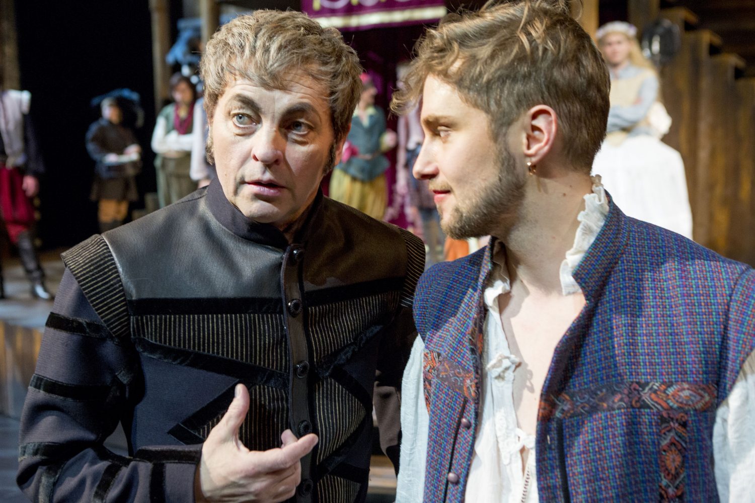 Helsingin Kaupunginteatteri – Rakastunut Shakespeare – Kuvassa Rauno Ahonen ja Heikki Ranta – Kuva Tapio Vanhatalo