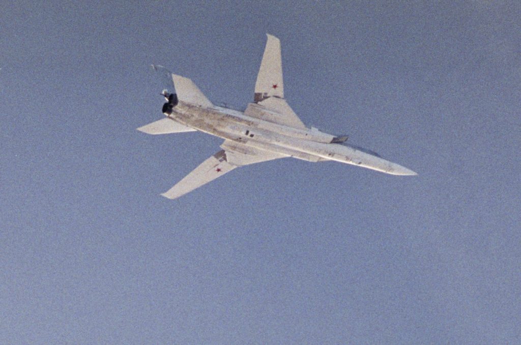 Tupolev Tu-22M3. Bild: Försvarsmaken (Sverige).