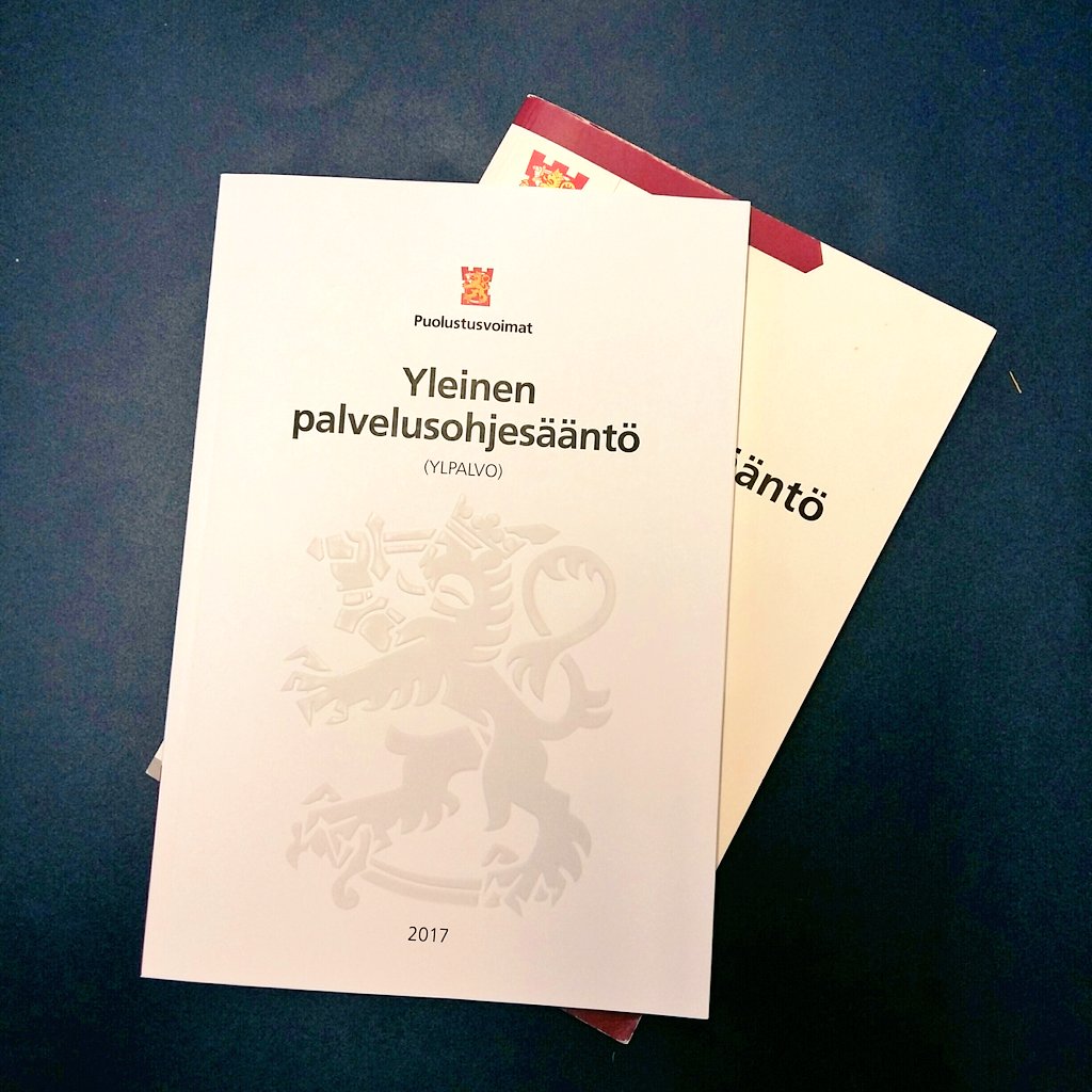 Yleinen palvelusohjesääntö 2017.