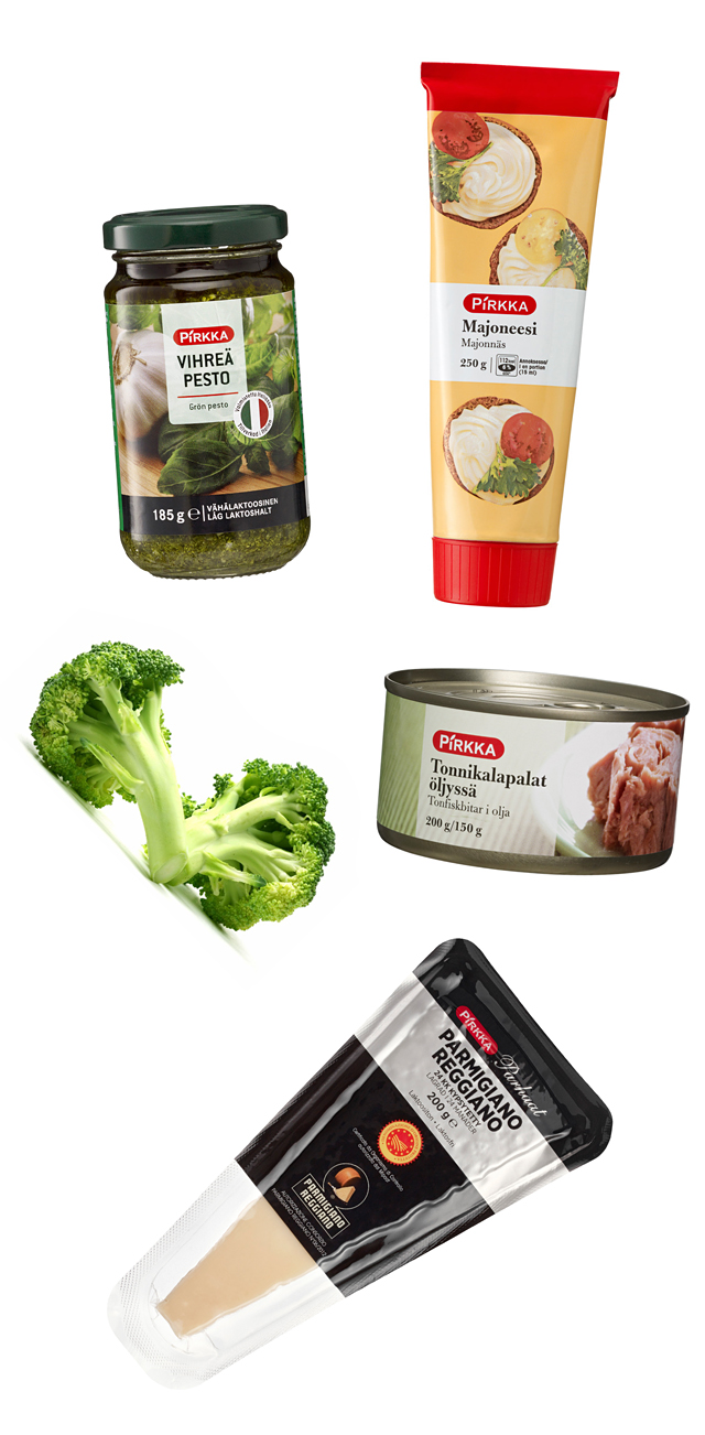Majoneesipesto_tonnikala_parsakaali