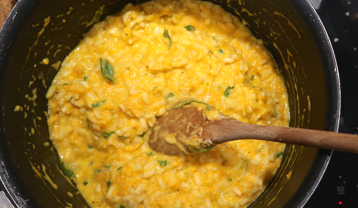 Kypsä porkkanarisotto
