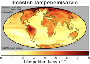 ilmaston lämpeneminen